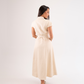 Eva Tweed Dress In Cream