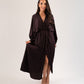 Kayla Batwing Detail Dress In Dark Chocolate