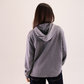 Taylor Half Zip Hoodie In Grey