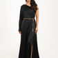 Jade One Shoulder Dress In Black