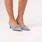 Sadie Chain Link Slingback In Blue