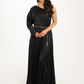 Jade One Shoulder Dress In Black