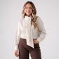 Love Laura Pinstripe Bow Blouse In Nude