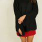 Elsa High Neck Jumper In Black