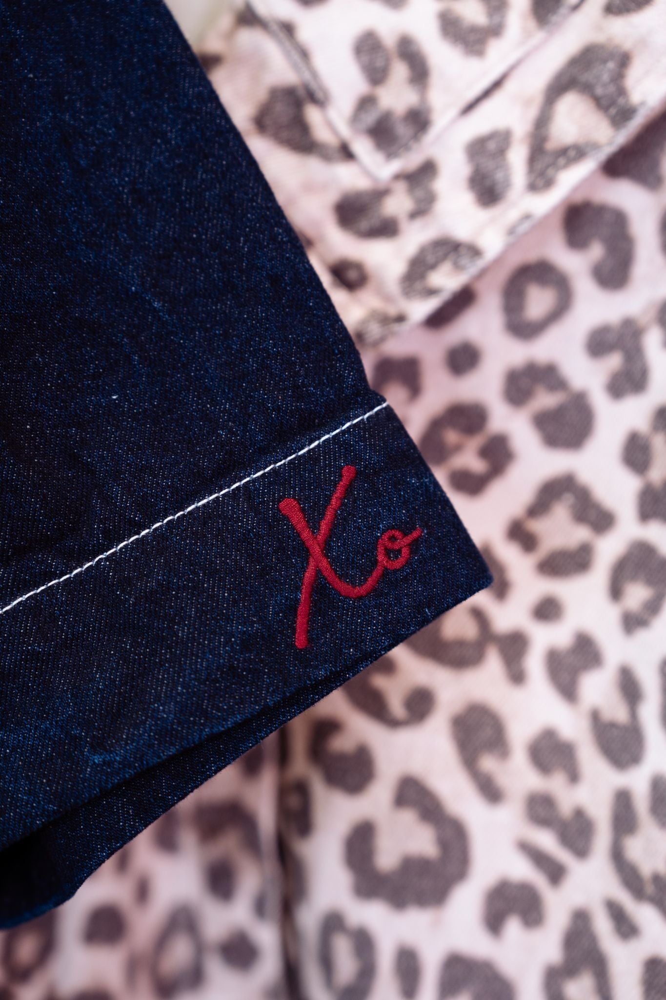 Love Laura Statement Collar Dress In Dark Wash