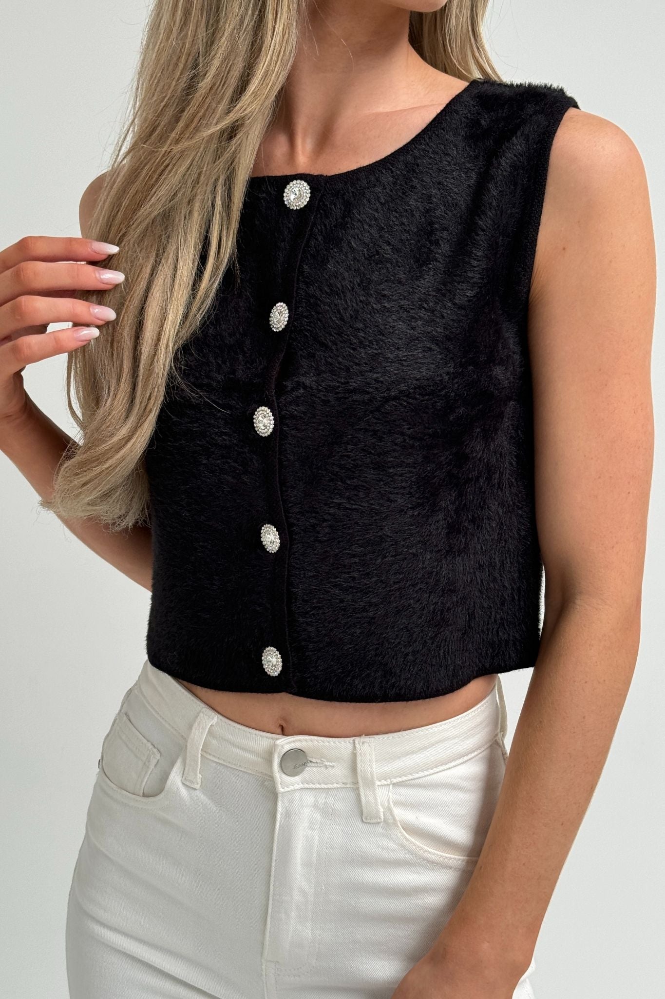 Holly Waistcoat In Black