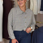 Cora Check Shirt In Chocolate Mix