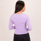 Erica Long Sleeve Top In Lilac