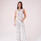 Love Laura Polka Dot Waistcoat In Monochrome
