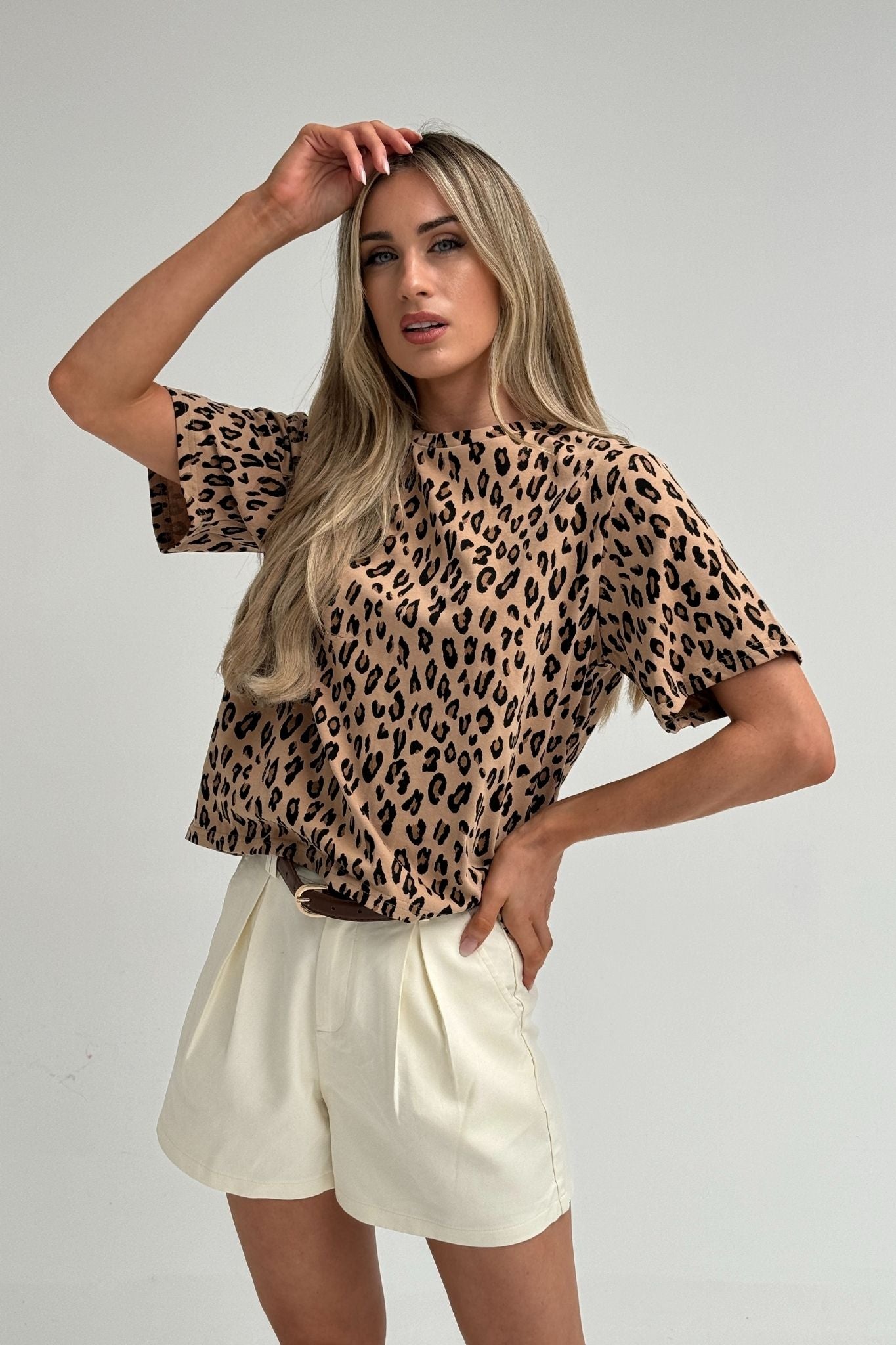 Daisy T-Shirt In Leopard Print