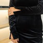 Love Laura Velvet Dress In Black