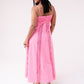 Love Laura Crochet Maxi Dress In Pink