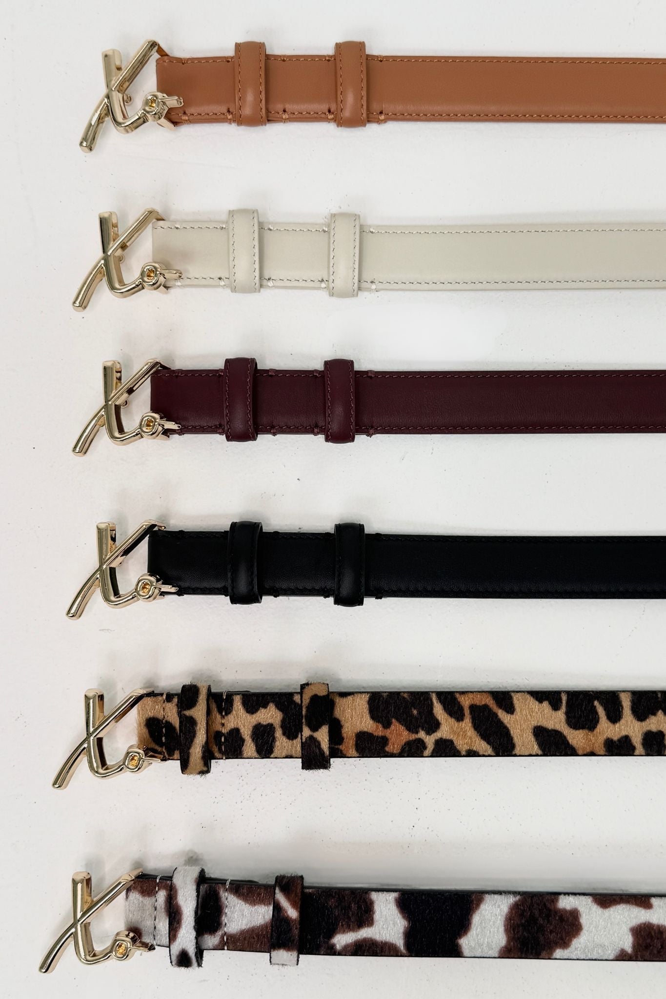 Love Laura Belt In Burgundy