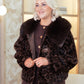 Love Laura Faux Fur Coat In Leopard Print