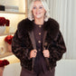 Love Laura Faux Fur Coat In Leopard Print