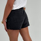 Cindy Diamante Shorts In Black Wash