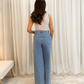 Love Laura Wide Leg Jeans In Light Wash