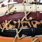 Love Laura Belt In Burgundy