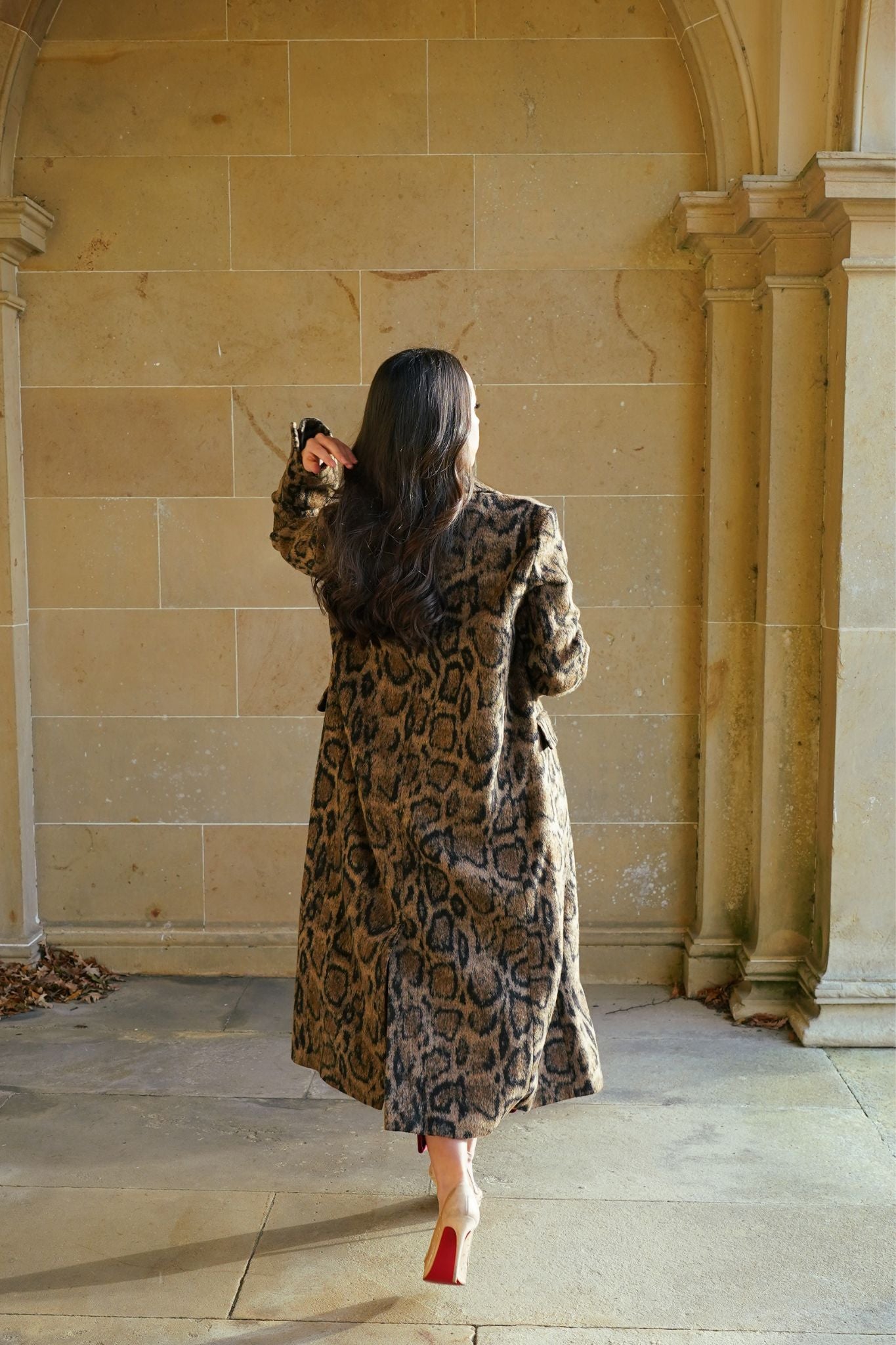 Love Laura Coat In Leopard