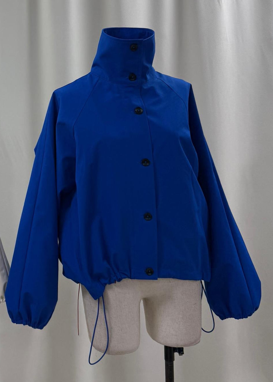 Love Laura Funnel Neck Jacket In Blue