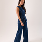 Love Laura Wide Leg Jeans In Dark Wash