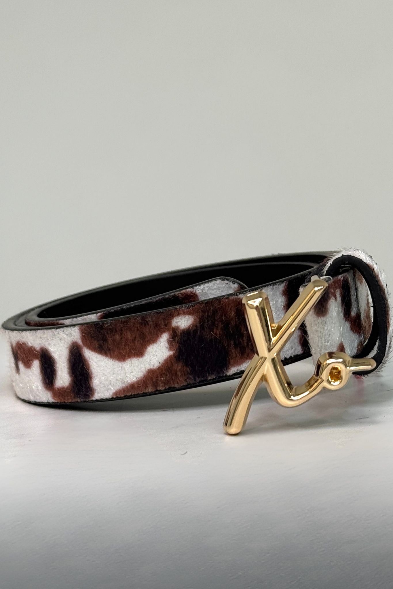Love Laura Belt In Cow Print