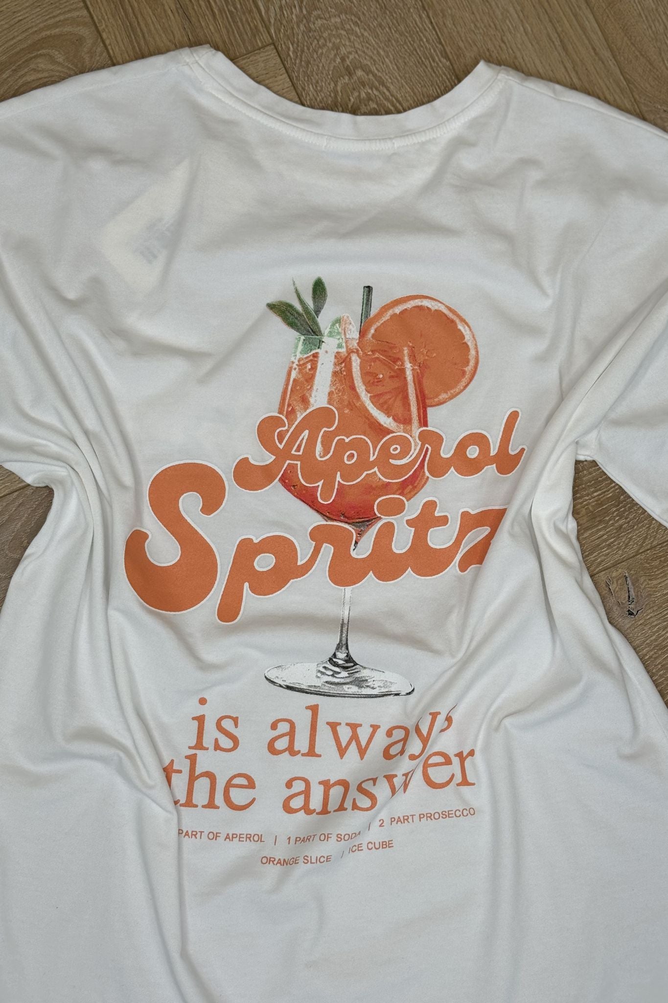 Melanie Aperol Spritz T-Shirt In White