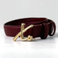 Love Laura Belt In Burgundy