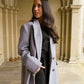 Love Laura Coat In Grey Marl