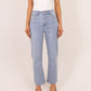 Cindy Straight Leg Jeans In Light Wash