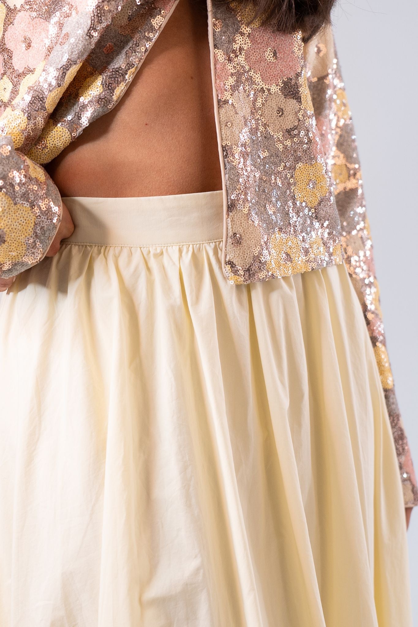 Erica Maxi Skirt In Lemon