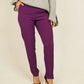 Sophia Fitted Trousers In Plum