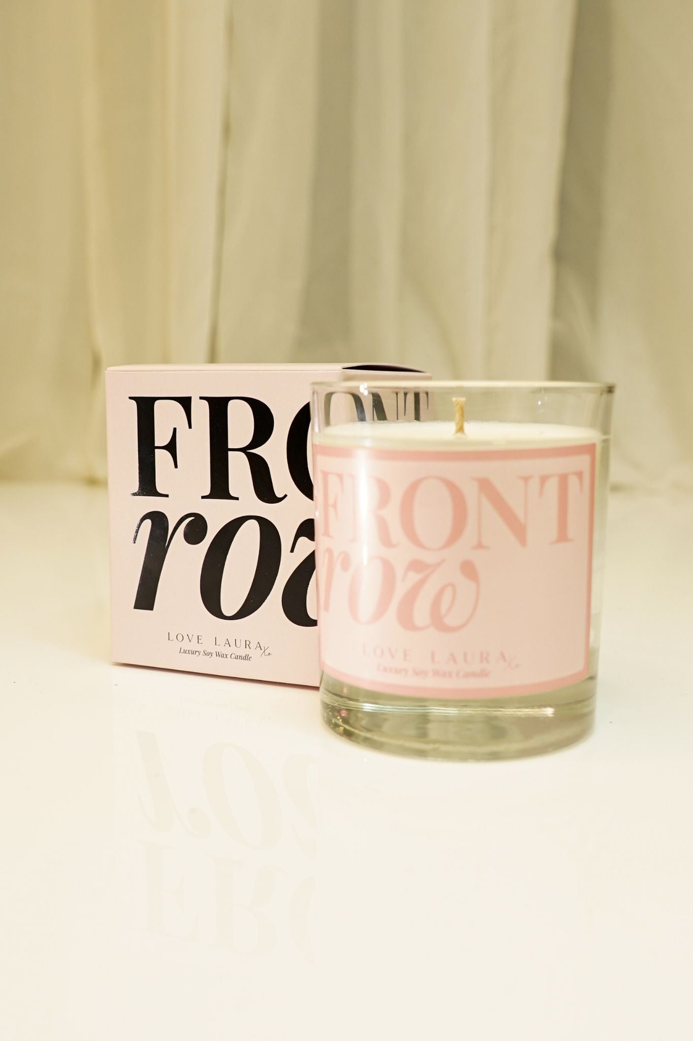 Front Row With Love Laura Candle Jar