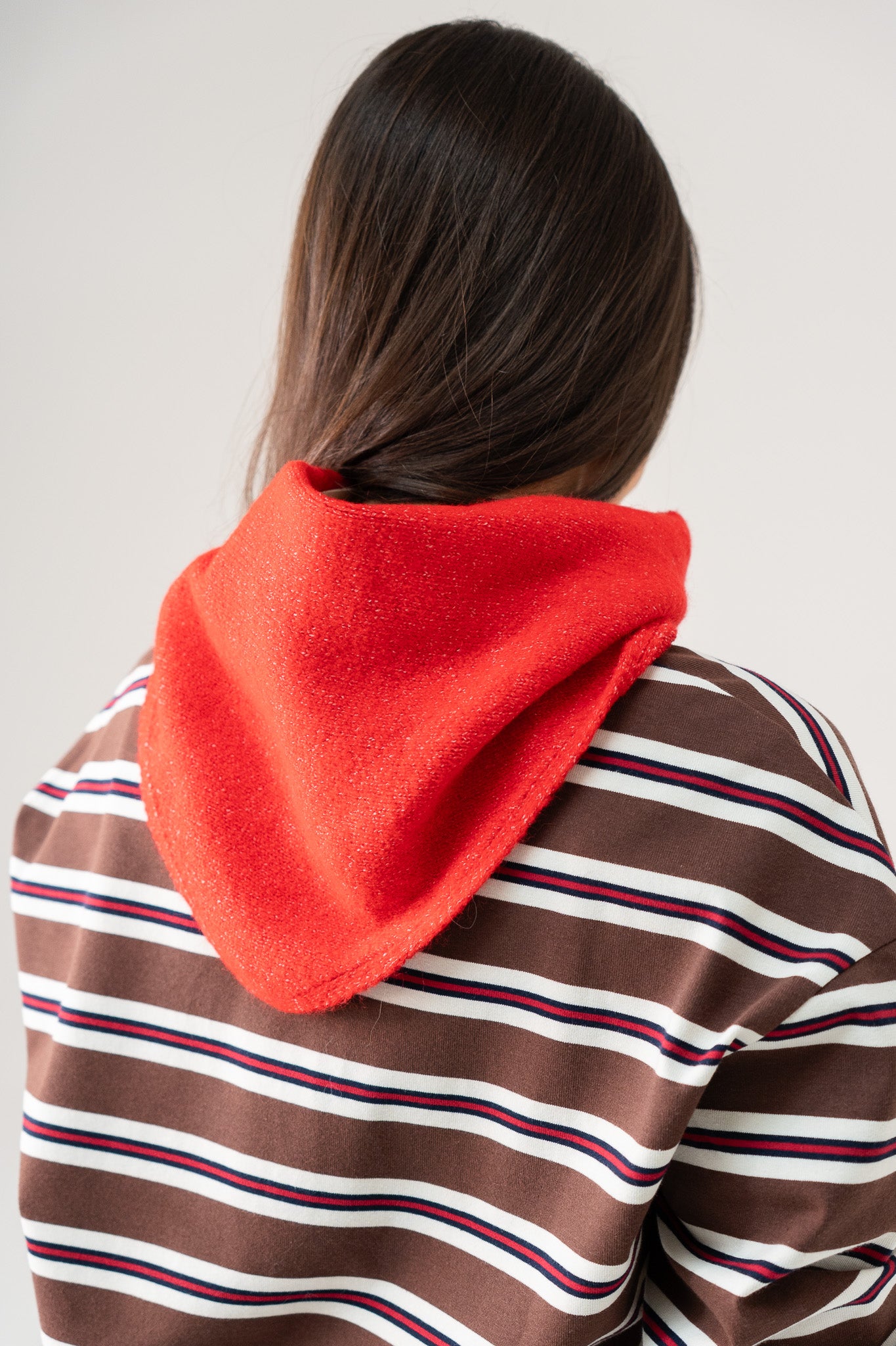 Ally Knit Neck Scarf In Red