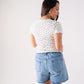 Ally Polka Dot T-Shirt In Neutral