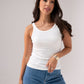 Ally Vest Top In White