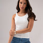 Ally Vest Top In White