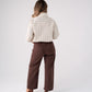 Love Laura Pinstripe Bow Blouse In Nude