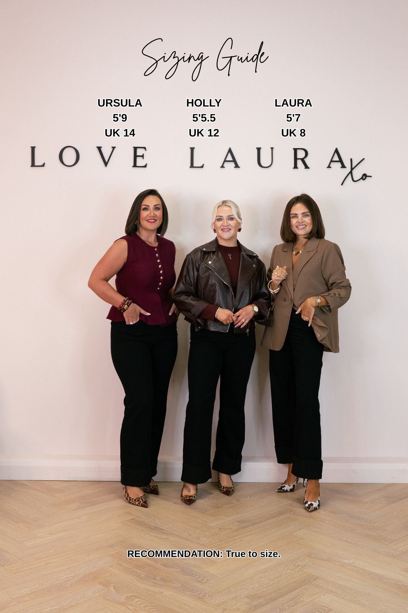 Love Laura Turn Up Jeans In True Black