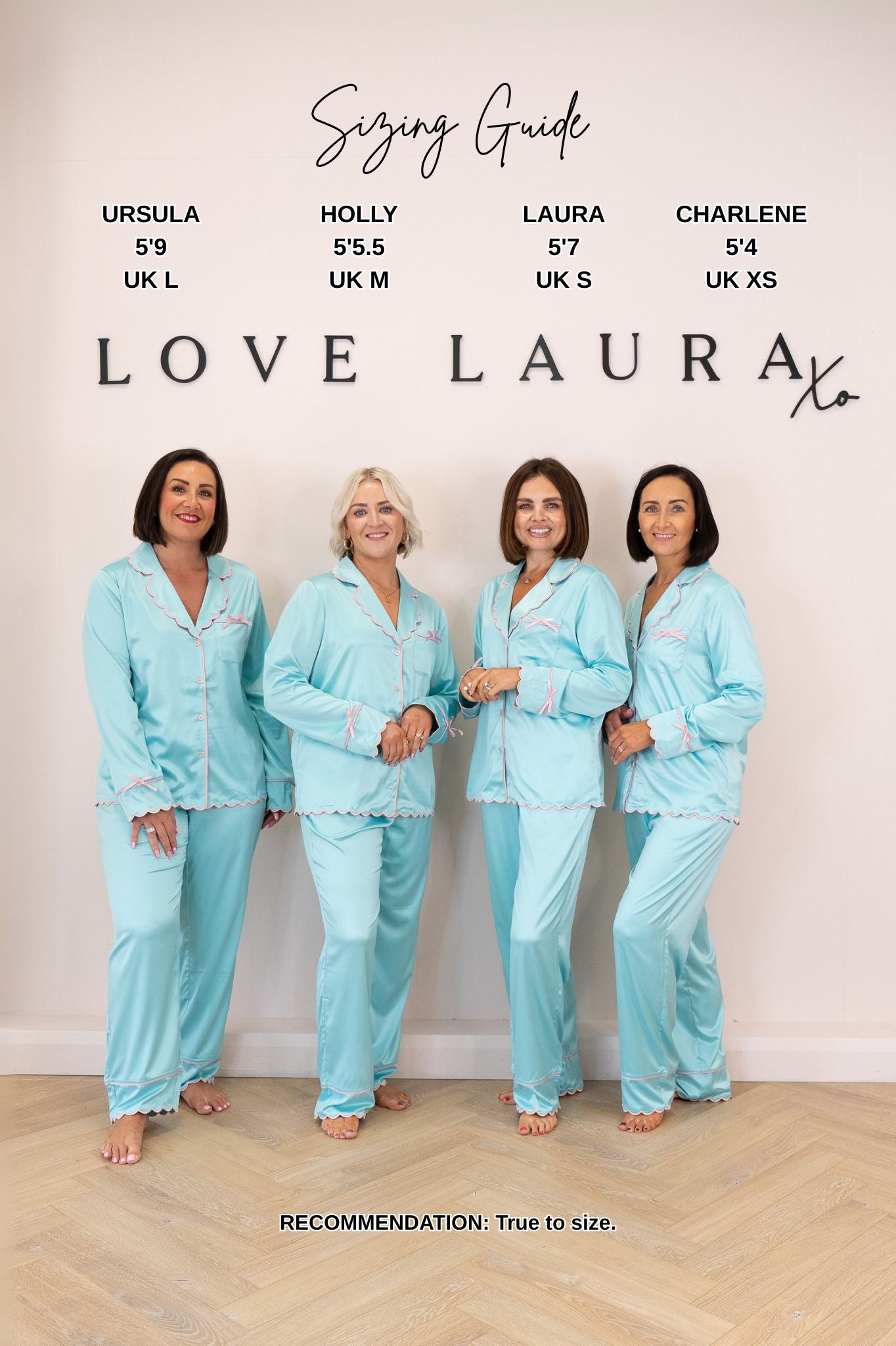 Love Laura Trim Pyjamas In Turquoise