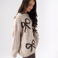 Caitlyn Bow Detail Jumper In Neutral