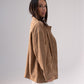 Caitlyn Check Detail Jacket In Camel