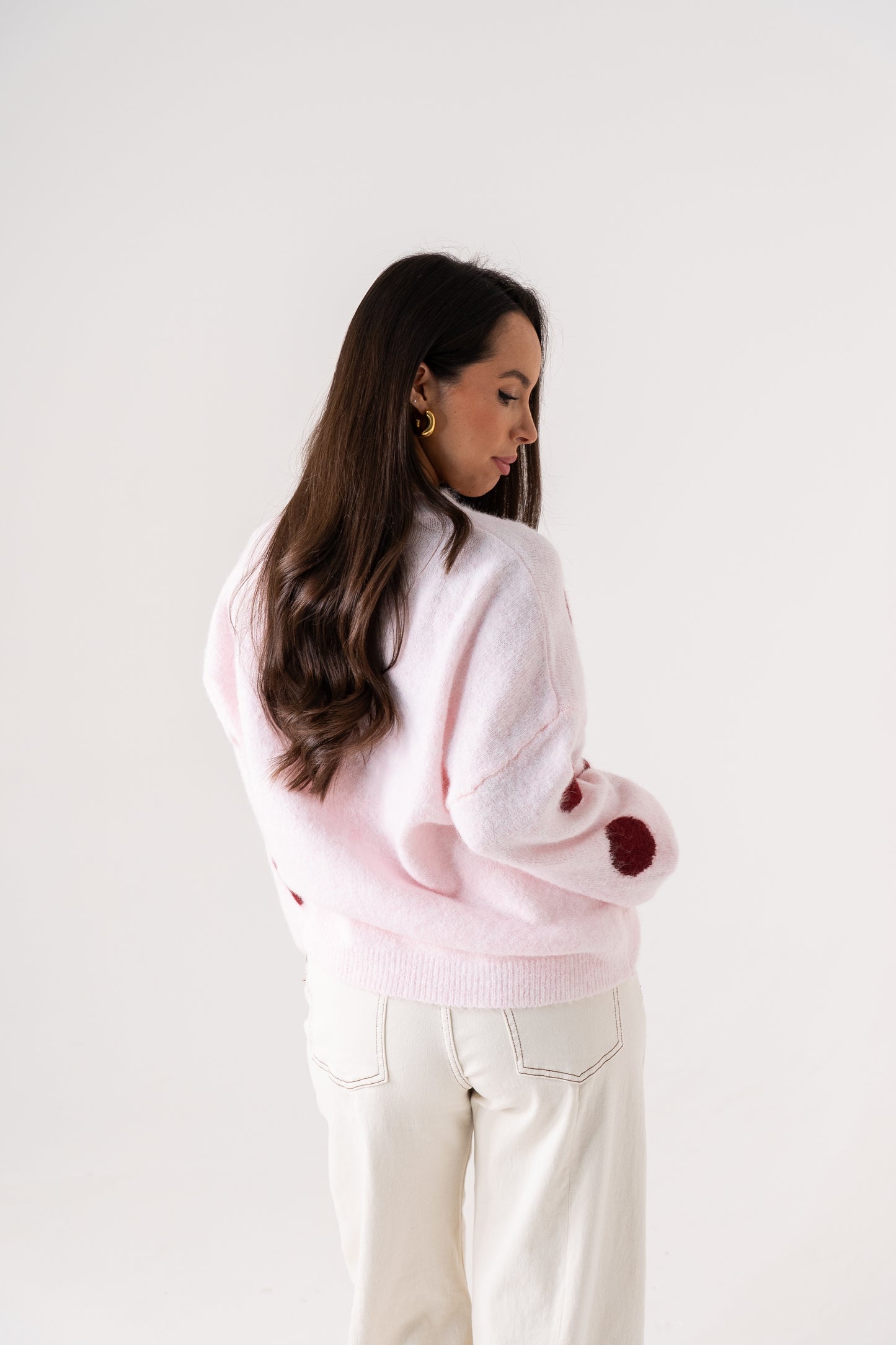 Caitlyn Spotted Jumper In Pink