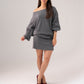 Caitlyn Longline Jumper In Grey