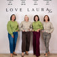 Love Laura Cardigan In Olive Green