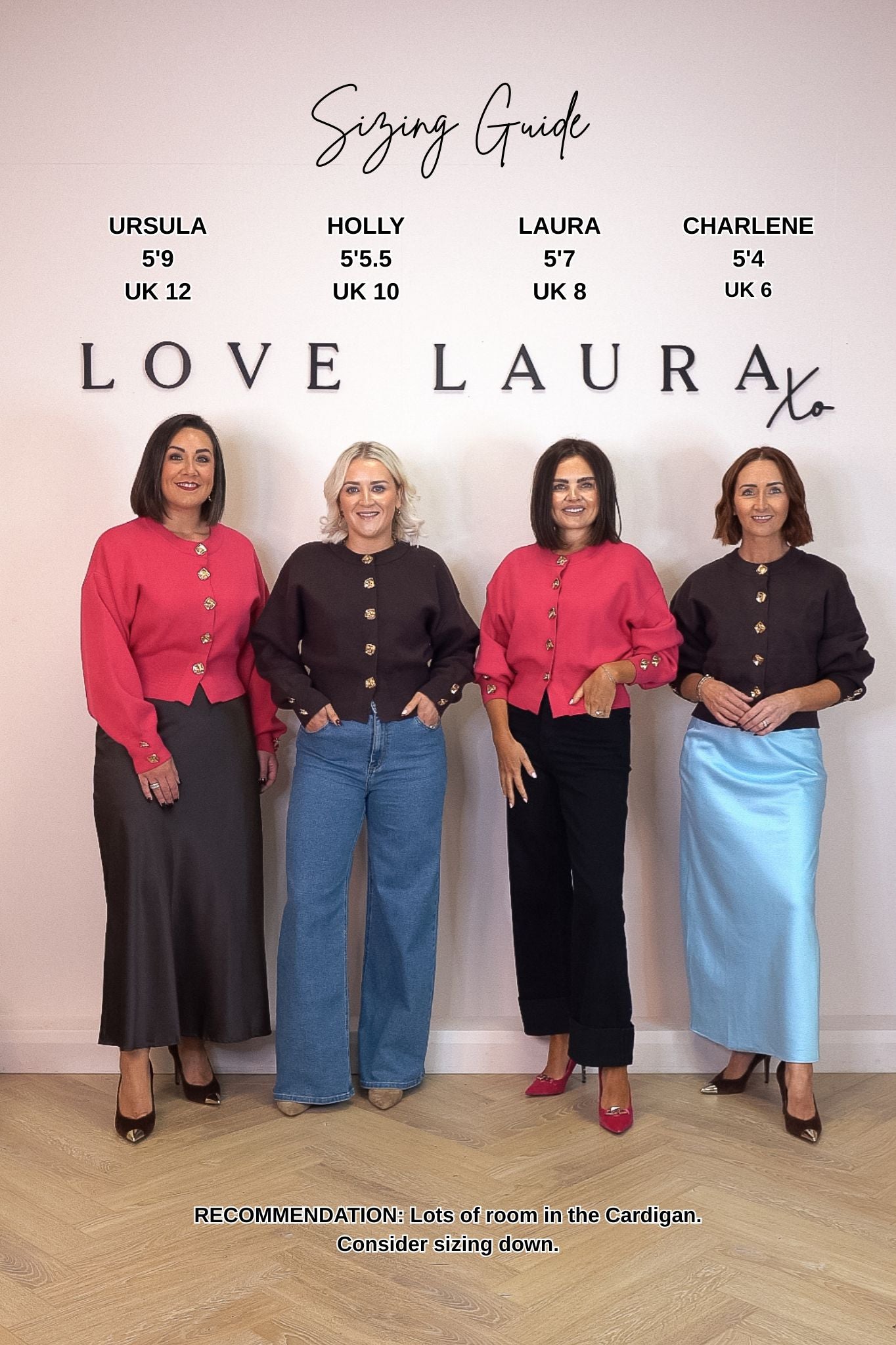 Love Laura Cardigan In Chocolate