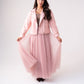 Carolyn Tulle Maxi Skirt In Pink