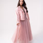 Carolyn Tulle Maxi Skirt In Pink