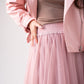 Carolyn Tulle Maxi Skirt In Pink