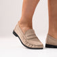 Cathy Faux Suede Loafer In Sand
